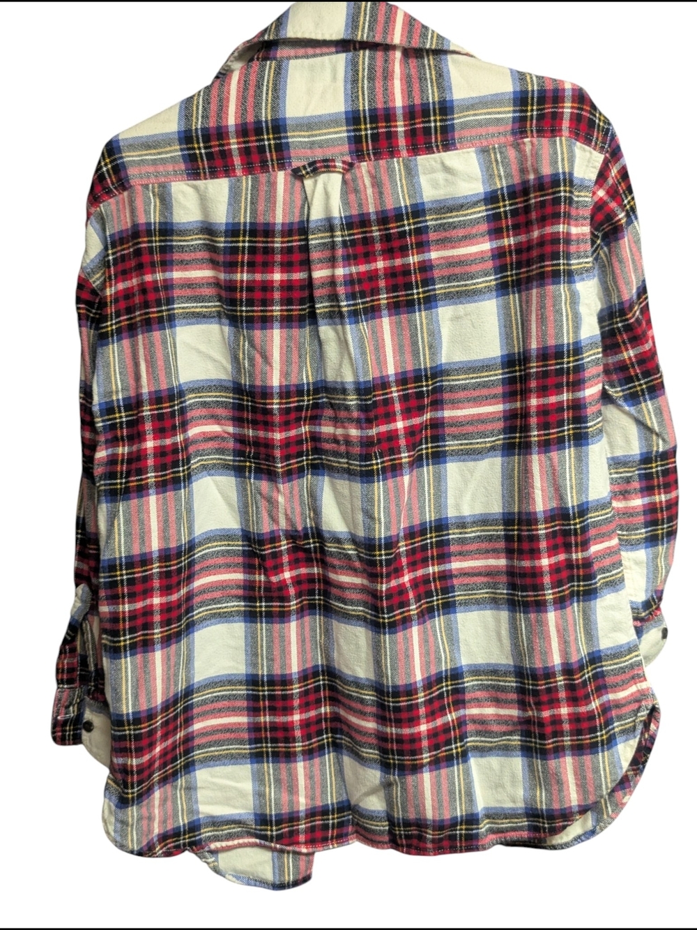 Roots Plaid Flannel Shacket Oversized Shirt Jacket XS - Picture 5 of 11